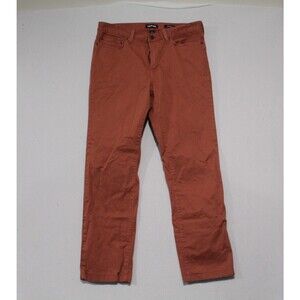 Lands'end Men Straight fit Red Pants Casual Size 34X30